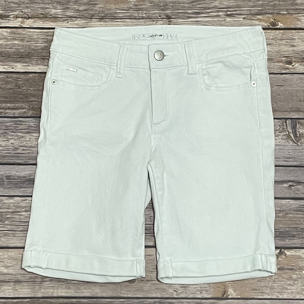 Joes Jeans White Jenny Cuffed Bermuda Shorts Girls